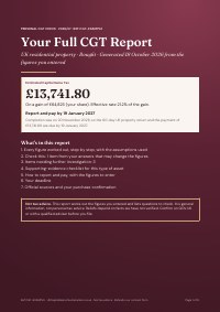 Cover of the CGT Check & Computation Report 2026/27